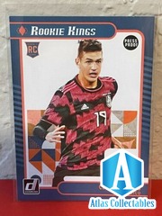 2021-22 Donruss Soccer Cesar Montes Press Proof Gold Rookie Kings